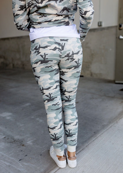 Ampersand Ave Light Camo Joggers - Ruby Rebellion
