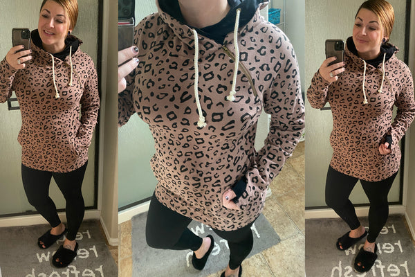 Ampersand Ave Picture Purrfect Doublehood Hoodie - Ruby Rebellion