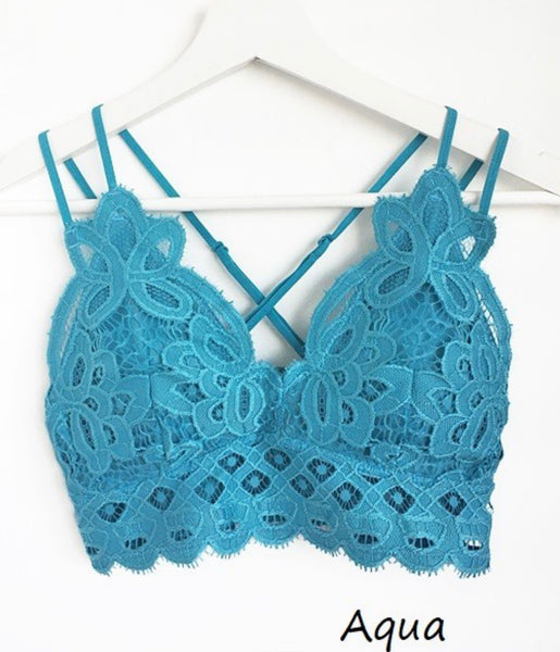 Scallop Lace Bralette - Ruby Rebellion