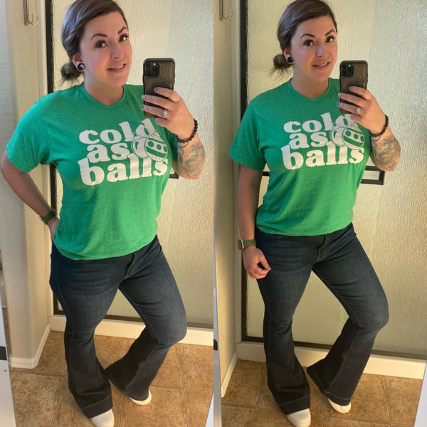 Cold As Balls Tee - Ruby Rebellion