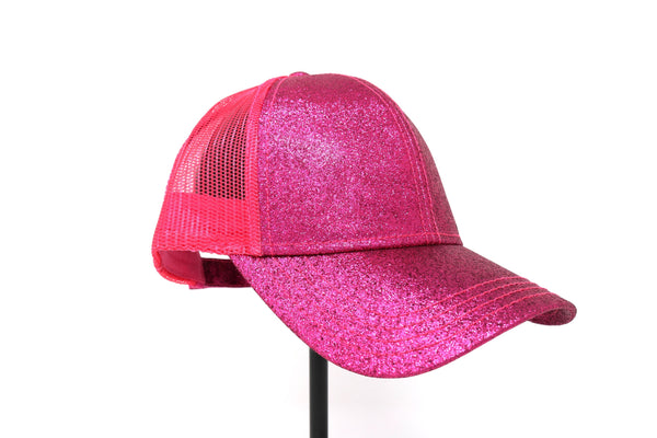 CC Glitter High Pony Cap - Ruby Rebellion