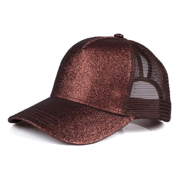 CC Glitter High Pony Cap - Ruby Rebellion