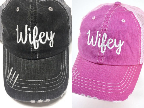 Wifey Hat - Grey or Pink! - Ruby Rebellion
