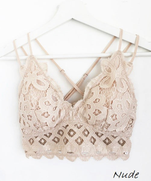 Scallop Lace Bralette - Ruby Rebellion