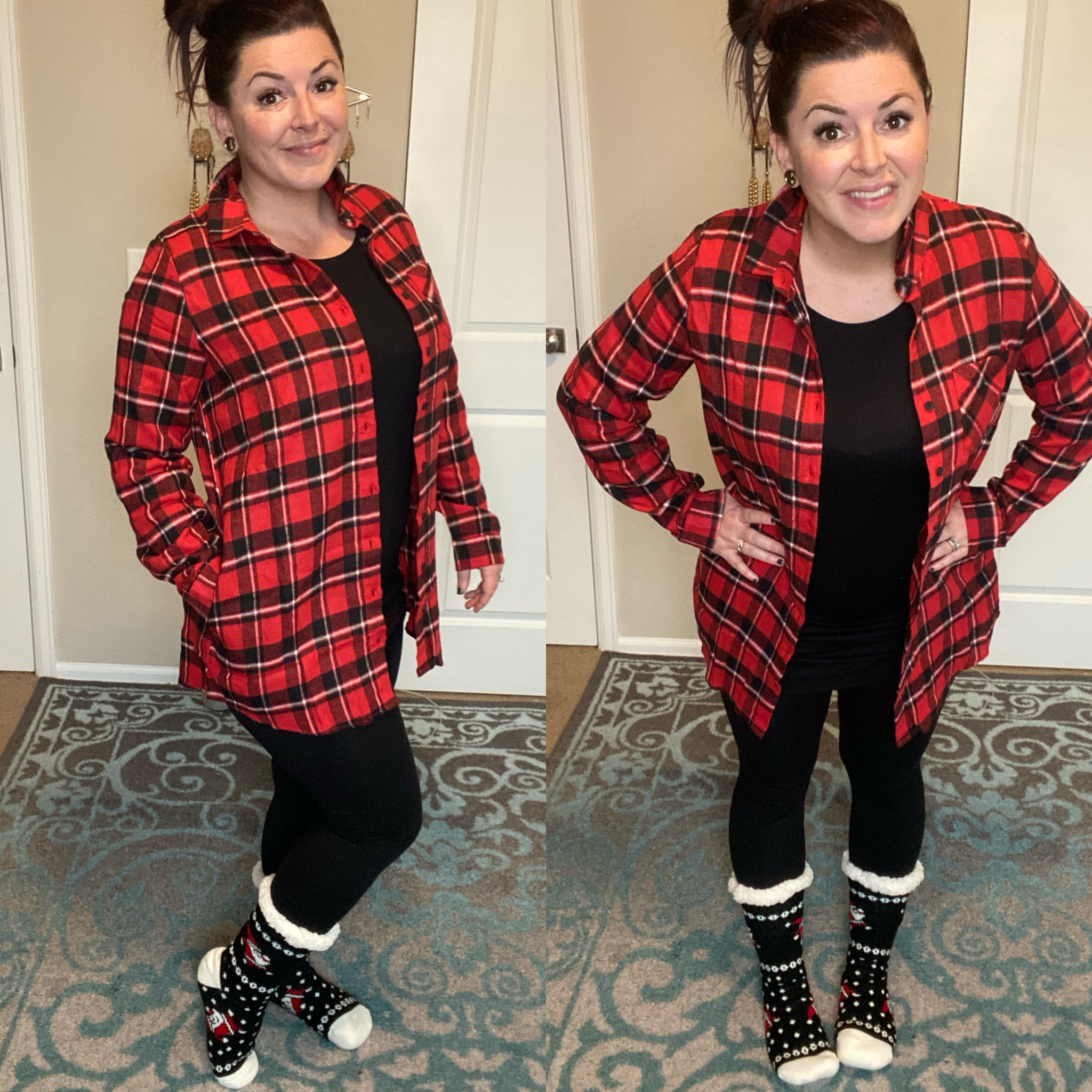 Christmas Slipper Socks - Ruby Rebellion