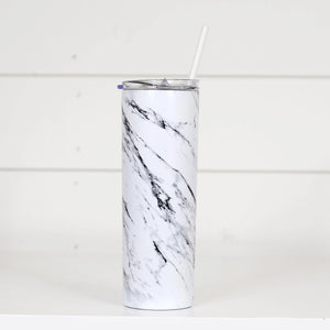 Marble Tall Travel Cup