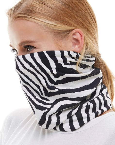 Zebra Face Covering - Ruby Rebellion
