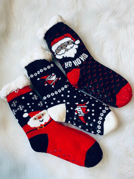 Christmas Slipper Socks - Ruby Rebellion