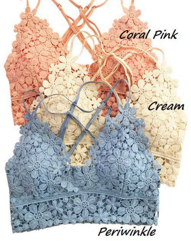 Petals Crochet Lace Bralette - Arriving 6/8 - Ruby Rebellion