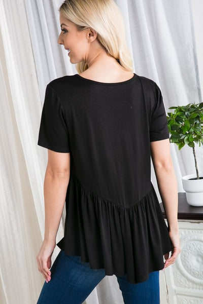 Three Day Weekend Ruffle Top