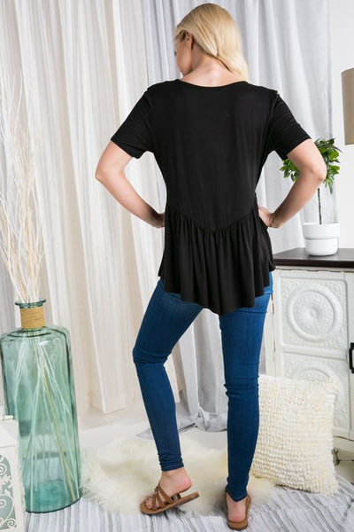 Three Day Weekend Ruffle Top
