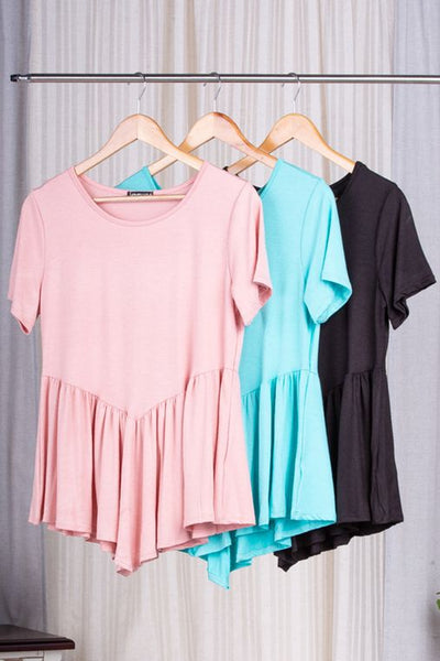 Three Day Weekend Ruffle Top