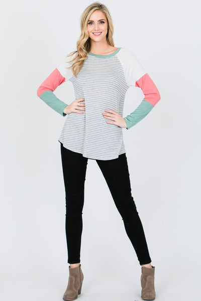 Candy Crush Color Block Top