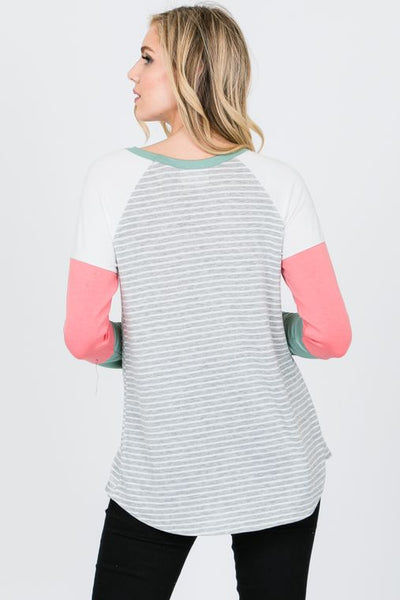 Candy Crush Color Block Top