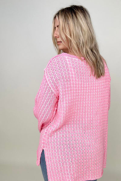 Davi & Dani Bell Sleeve Boatneck Sweater