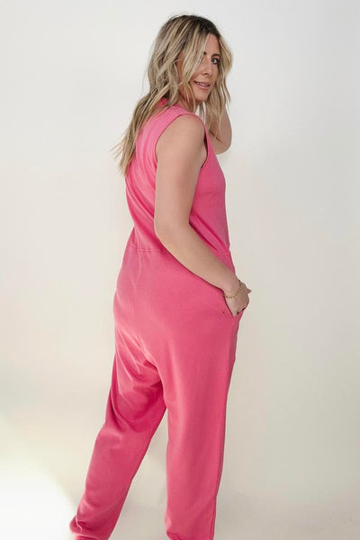 Sleeveless Harem Jumpsuit - 3 colors!