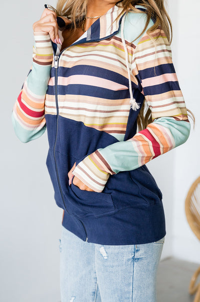 Ampersand Ave One Day at a Time Full Zip Hoodie
